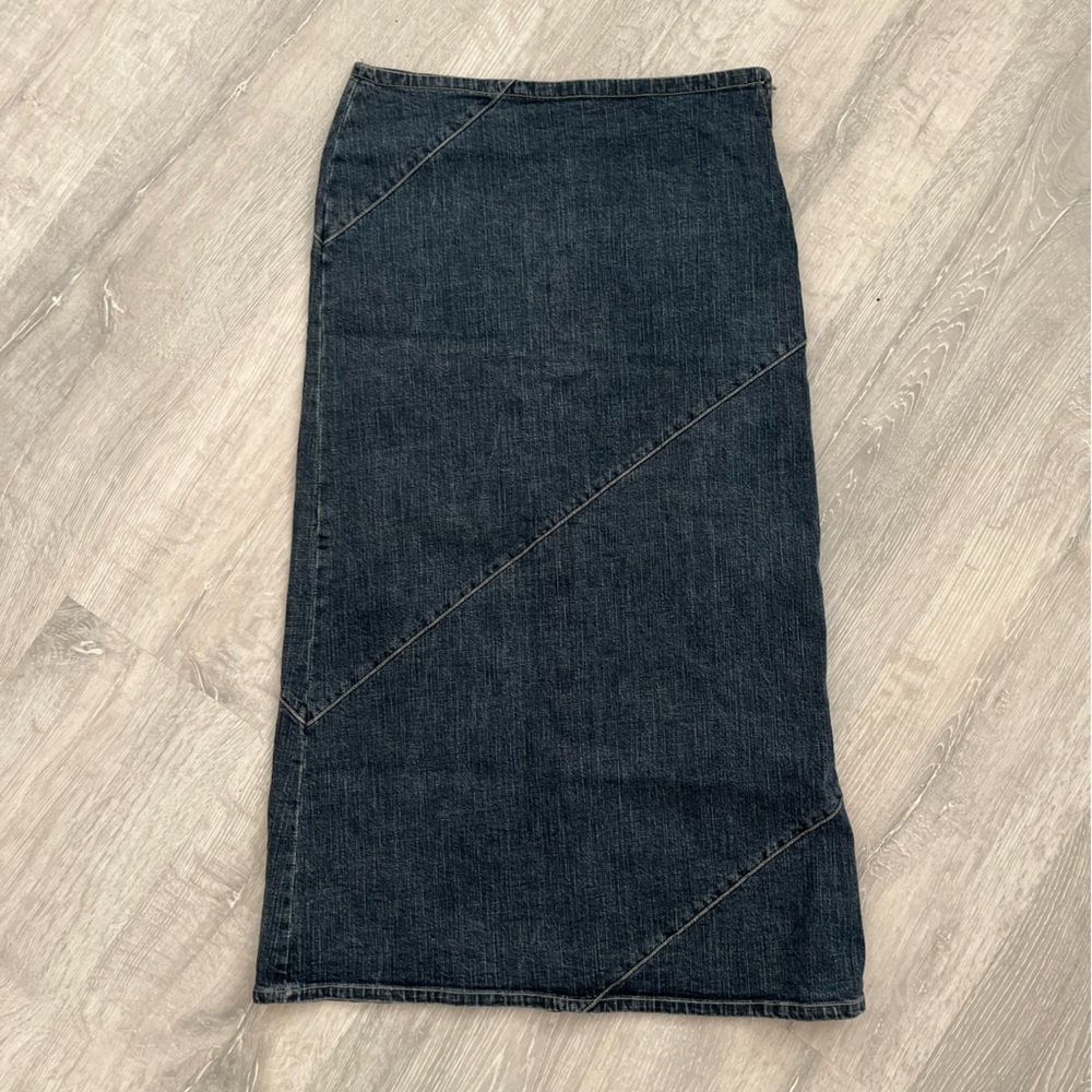 Denim Midi Skirt